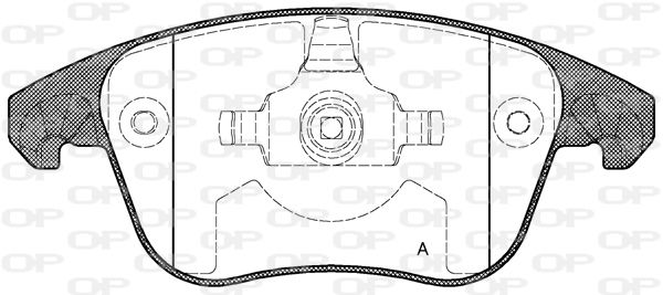 OPEN PARTS Jarrupala, levyjarru BPA1249.00